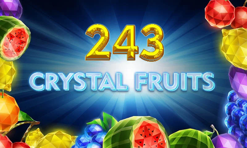 243 Crystal Fruits lošimo automatas